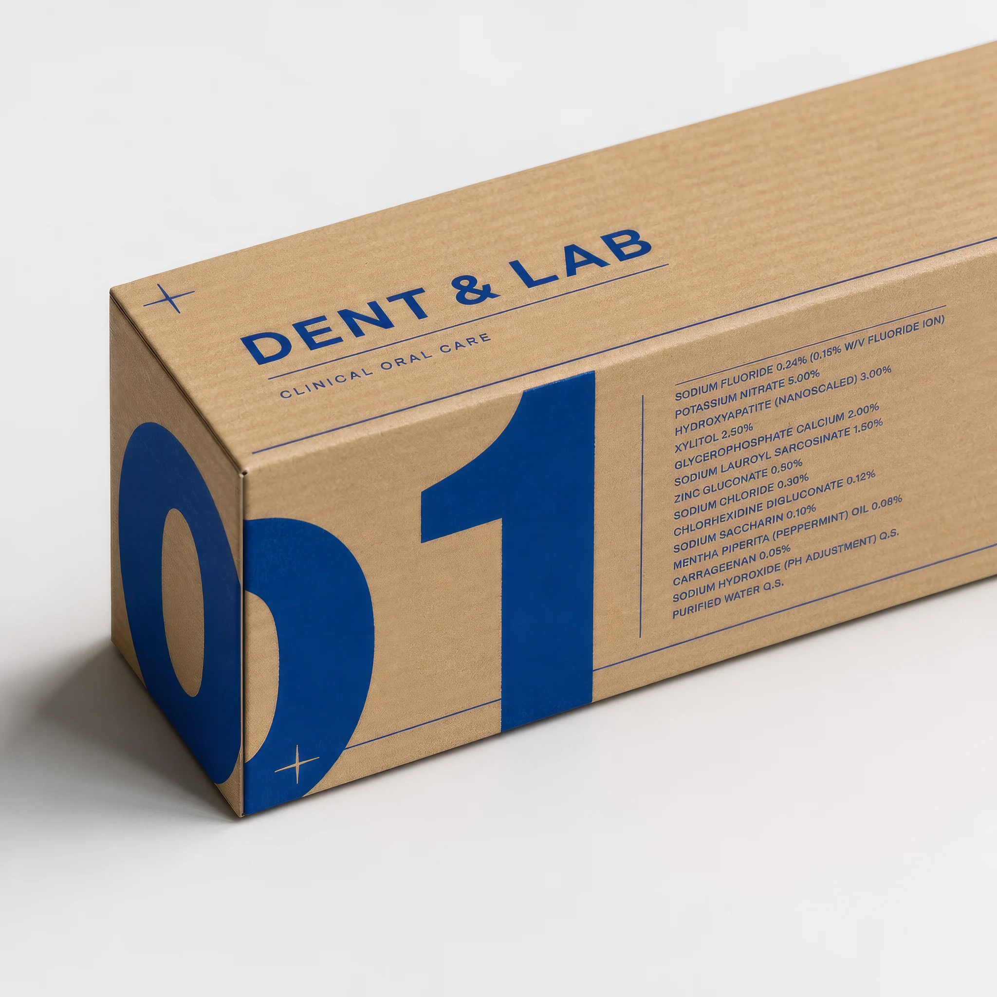Minimalist Kraft Paper Oral Care Packaging