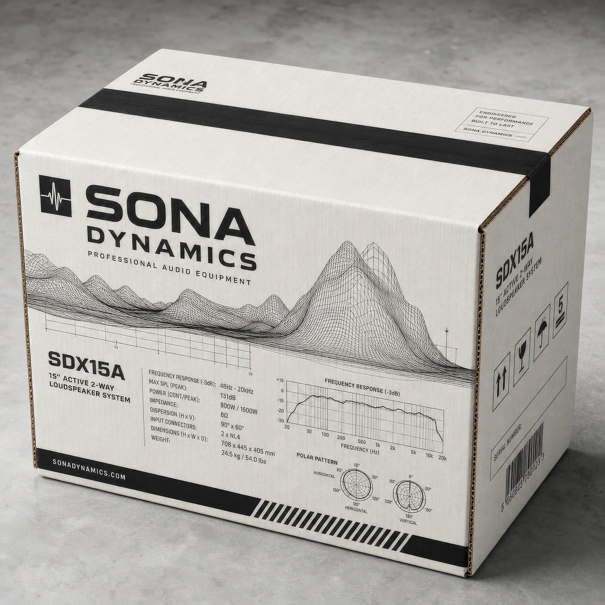 Professional Audio Equipment Shipping Box