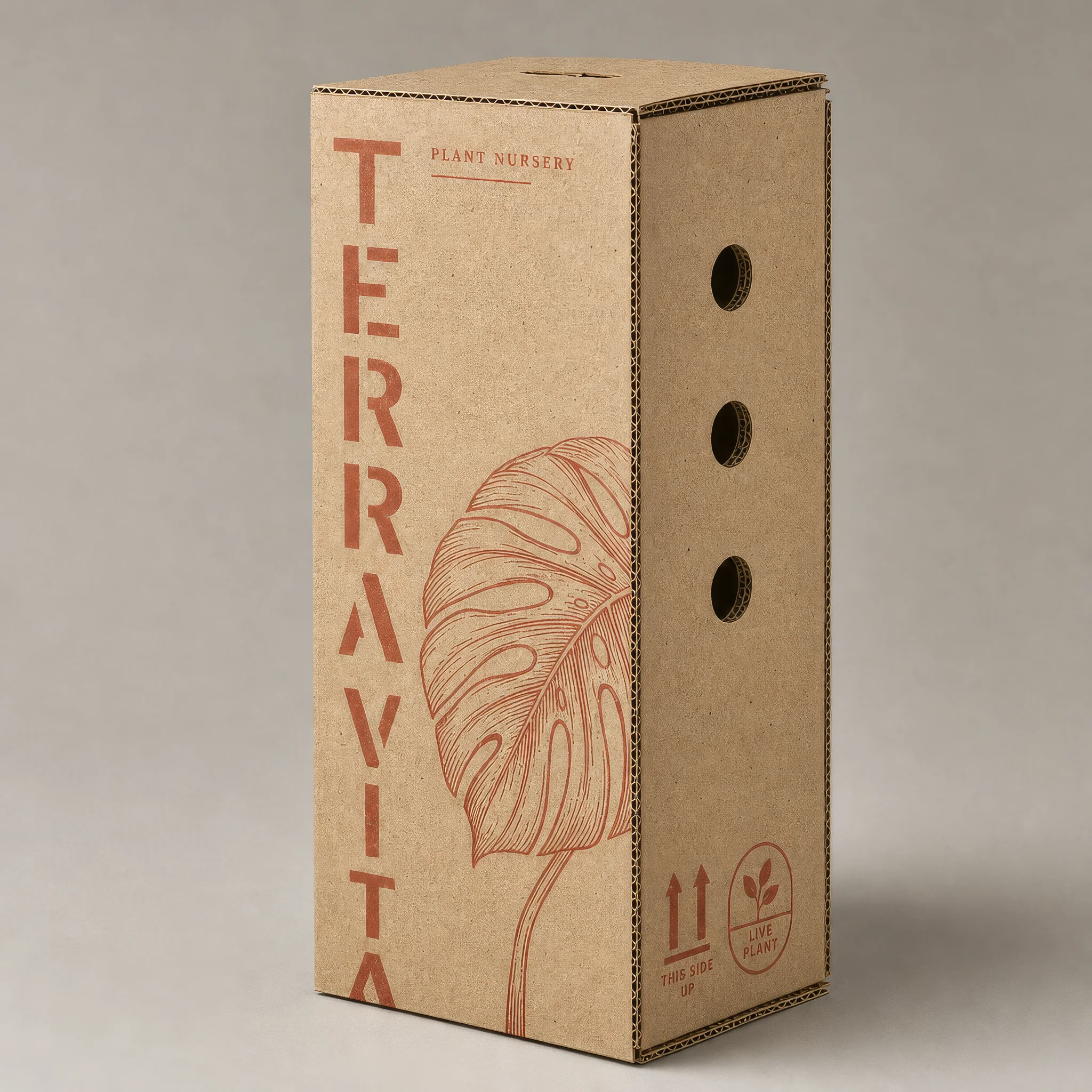 Terra Vita Plant Nursery Cardboard Shipping Box