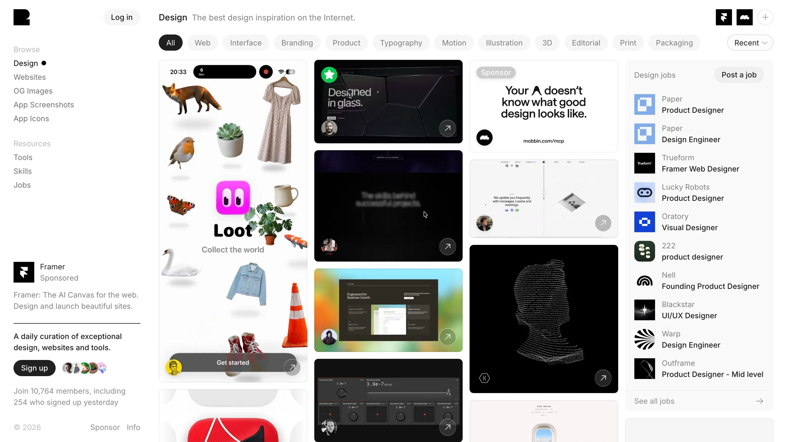 A curated selection of modern brand identities and typography projects featured on Recent
